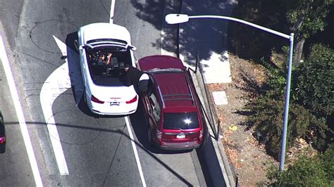 carjacking suspect in custody after police chase ends in hayward abc7 san francisco