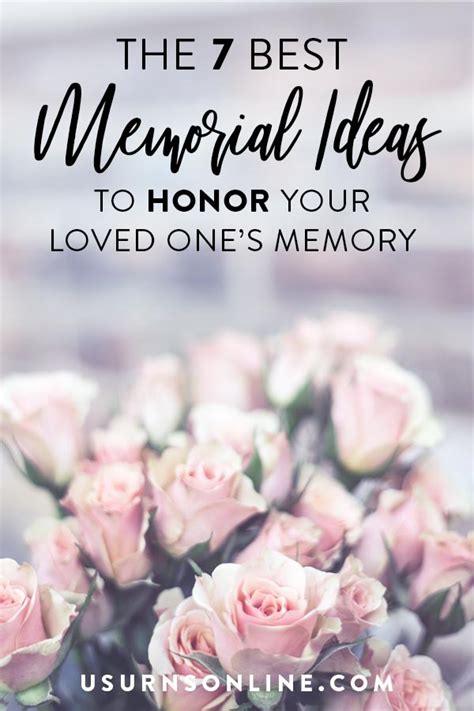 7 Best Memorial Ideas For Deceased Loved Ones Urns Online