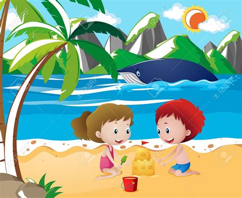Children At The Beach Clipart 20 Free Cliparts Download Images On