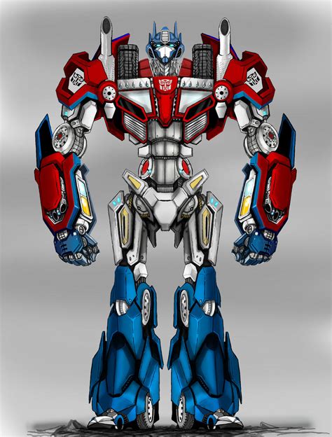 Optimus Prime By Partin Arts On Deviantart
