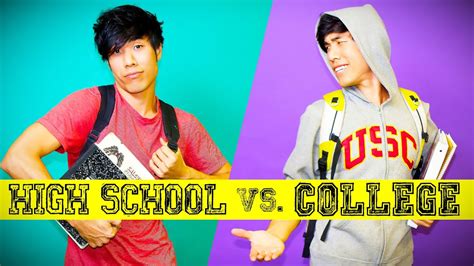 High School You Vs College You Youtube