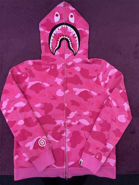 Bape Color Camo Shark Full Zip Hoodie Grailed