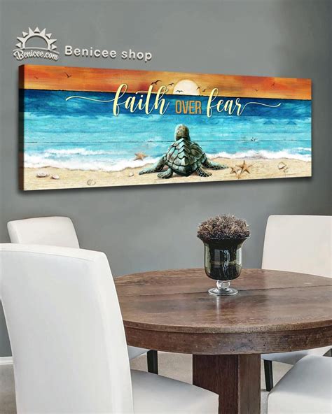 Coastal Wall Art Framedwrapped Large Canvas 16x48 Inches Etsy