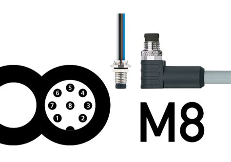 Compact 8 Pin M8 Connector Escha Fortop Uk