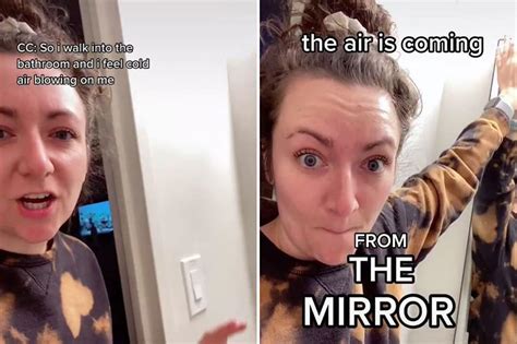 woman finds secret apartment behind her bathroom mirror