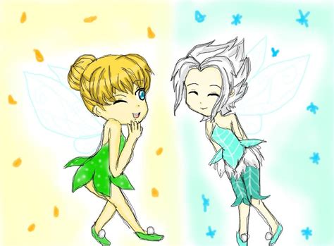 Tinkerbell And Periwinkle By Jany Chan17 On Deviantart