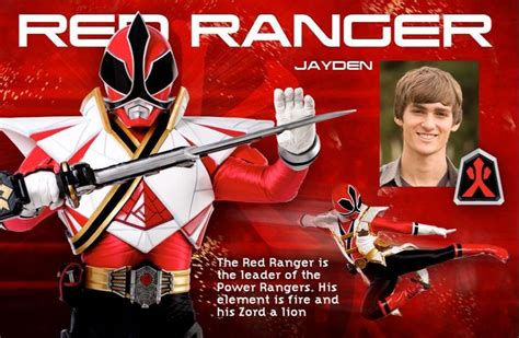 Red Ranger Jayden Power Rangers Super Samurai Power Rangers Samurai