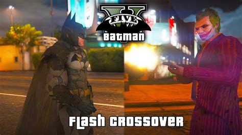 gta 5 pc batman v joker the flash crossover justice league first class youtube