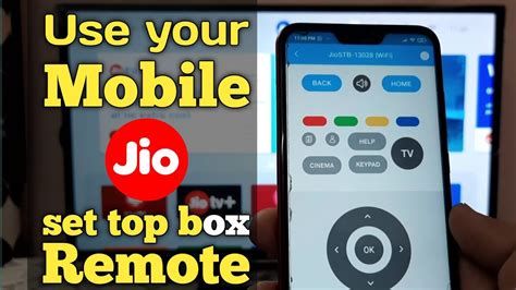 How To Use Mobile As Jio Set Top Box Remote Jio Home Mbtalksddn