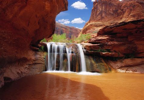 Waterfall In Coyote Gulch Utah Photograph By Douglas Pulsipher Pixels
