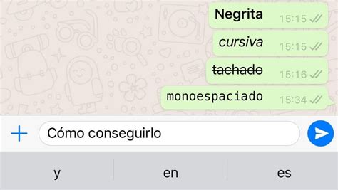 Cómo Poner Letra Cursiva Negrita O Tachado En Whatsapp En 2023