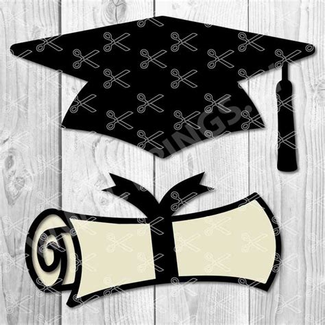 Graduation Cap Svg Graduation Svg Dxf Png Cut Files For Cricut And