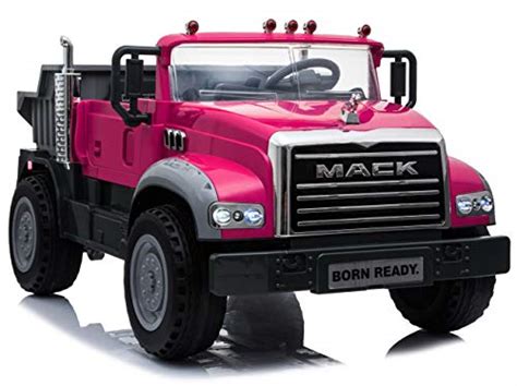 Wonderlanes Beyond Infinity Childrens Ride On Mack Dump Truck Pink
