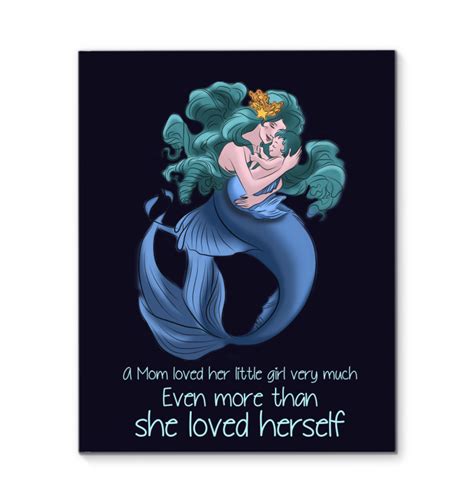 even more than she loved herself canvas print