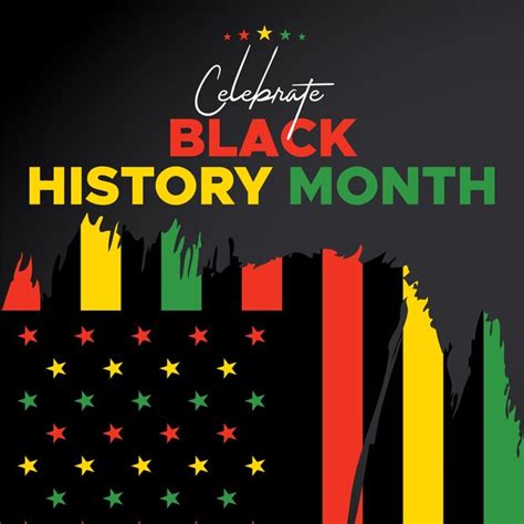 Premium Vector Black History Month Celebrated February National Black