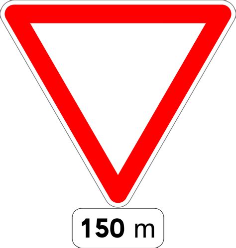 Give Way Sign Road Sign Roadsign Png Picpng