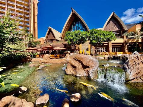 Aulani Justice Mitchell Hotel Koi Pond 3 The Disney Blog