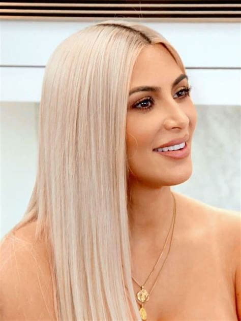 Kim Kardashian Photo Tips Kim Kardashian Hair Kim Kardashian Blonde