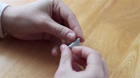 How To Fold A Small 3D Heart Origami - YouTube