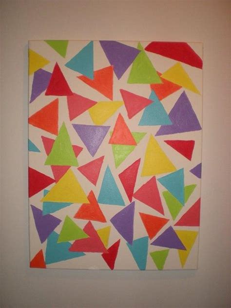 Triangles Painting By Caitlin Mcintire Fine Art America