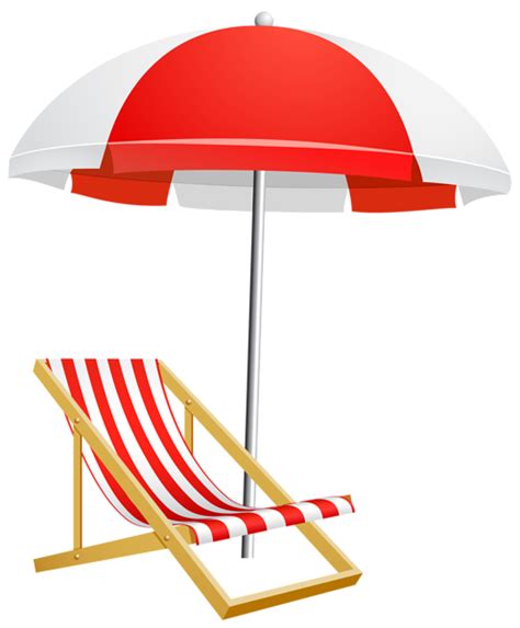 Beach Umbrella And Chair Transparent Png Clip Art Image Gallery