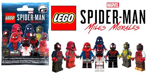 Spider Man Miles Morales Ps5 Custom Lego Minifigure Series Youtube