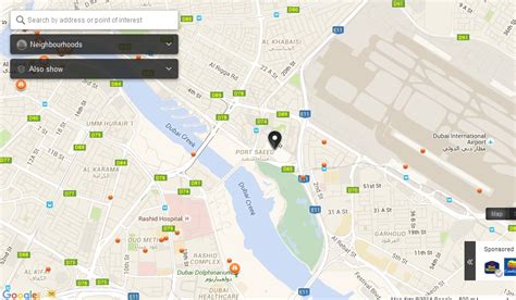 Uae Dubai Metro City Streets Hotels Airport Travel Map Info Deira City