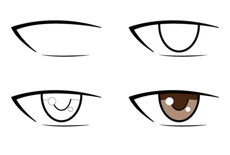 Como Desenhar Olhos Masculinos De Anime E Mangá Passo A Passo Desenho