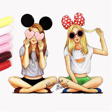 Go on to discover millions of awesome videos and pictures in thousands of other categories. illustration, minnie, mouse, BFF, colours, drawings, cool ...