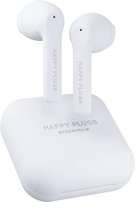 Amazon Com Happy Plugs Air Go True Wireless In Ear Earbuds White