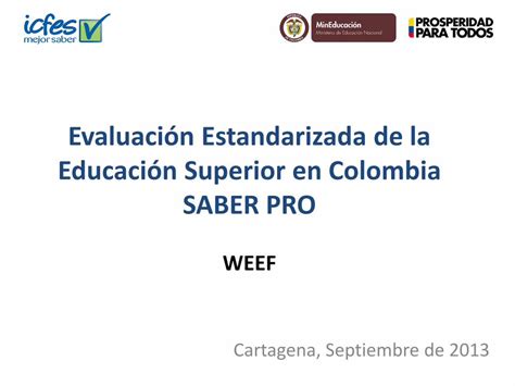 Pdf Evaluación Estandarizada De La Educación Superior En Weef2013