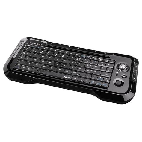 Tastaturen mit einem integrierten touchpad ersetzen die maus. Hama Funktastatur mit Trackball für SmartTV, PC und ...