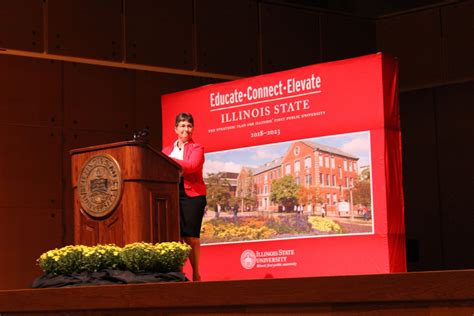 Isu President Delivers State Of The University Address Wjbc Am 1230