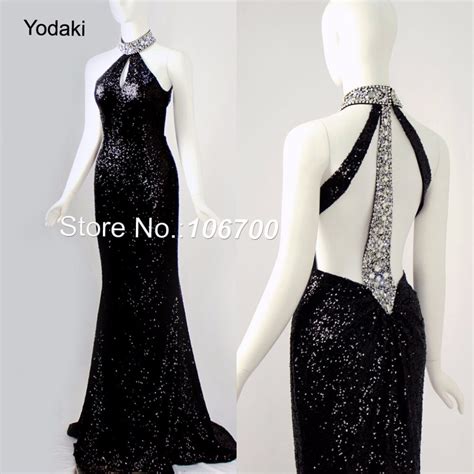 Buy New Arrival Sequin Prom Dresses Black Blue Gold