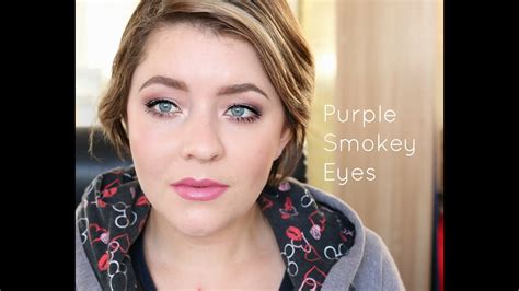 Grwm ♡ Wearable Purple Smokey Eyes Youtube