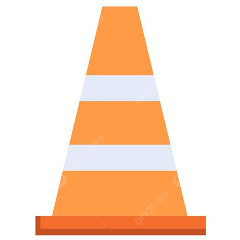 Orange Traffic Cone Clipart Transparent Background Traffic Cone Vector