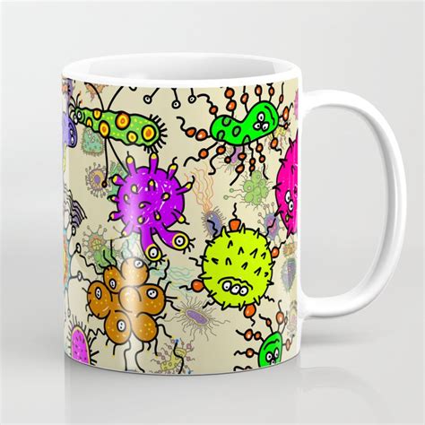 Doodle Germs Coffee Mug By Prawny Society6