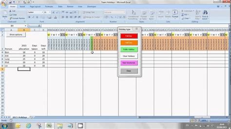 Check spelling or type a new query. Free Excel Staff Holiday Planner Template ~ Addictionary