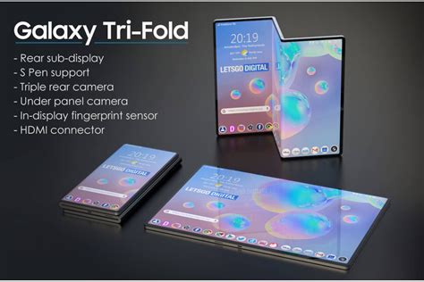 Samsungs Tri Folding Phone Design Is Finally Taking Shape Renders