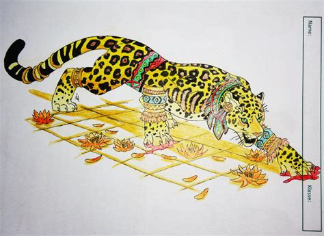 Aztec Jaguar By Daemonenfaengerin On Deviantart