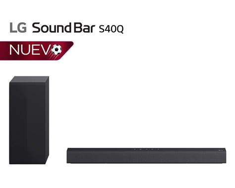 Barra De Sonido Lg S40q 21 Canales 330 W Dolby Audio Con Subwoofer Inalámbrico Coppel