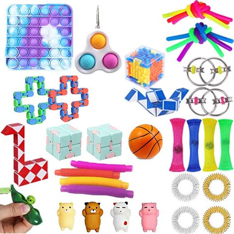 Buy Packs Sensory Fidget Toys Set Fidget Toys Pack Cheap Fidget Toy Set Stress Relieve And