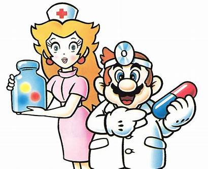 Mario Doctor Gmb Peach Nurse Nintendo Bowser