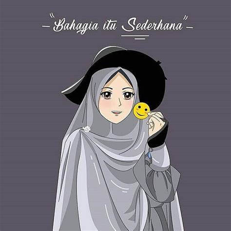 Kartun Keren Wanita Muslimah Mantap