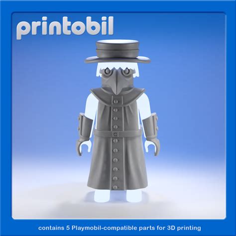 Stl File Playmobil Plague Doctor Playmobil Compatible Parts For