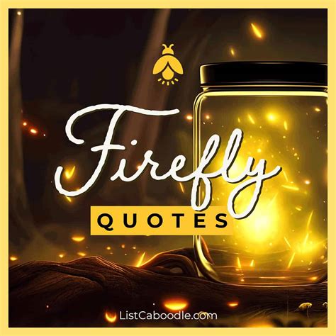 71 Firefly Quotes About The Inspiring Lightning Bug