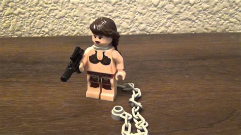 Lego Star Wars Moc Princess Leia Slave Bikini Youtube