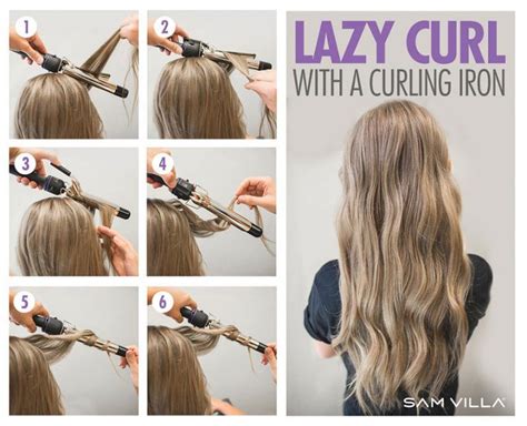 How To Curl Your Hair With A Flat Iron And Make It Stay Different Curling Techniques Samvilla