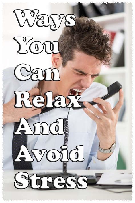 Ways You Can Relax And Avoid Stress Stress Relax How To Fall Asleep