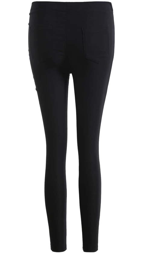 Black Skinny Elastic Legging Sheinsheinside